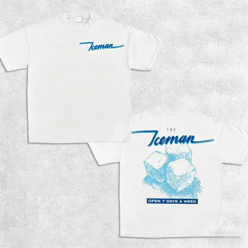 "Ice Man" Drake Retro 3.0 T-shirt, unisex rap shirt, rap T-shirt, music fan shirt, rapper merchandise gift, gift for him, gift for her, Y2K women's and men's patterned T-shirt top, round neck clothing