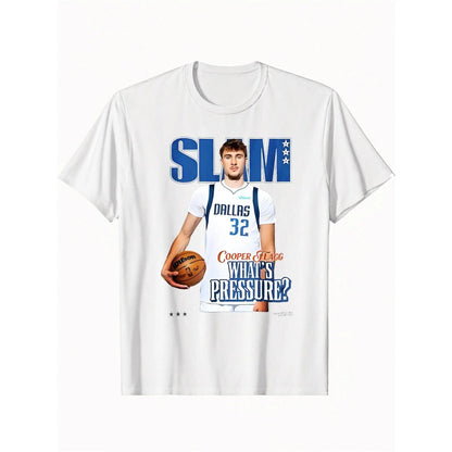 C o o p e r F l a g g SLAM 258 Graphic Print T-Shirt |   Basketball Inspired Crew Neck Tee |   Comfort Fit Casual Streetwear Men's T-Shirt