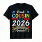 Proud Mommy of a 2026 Kindergarten Graduate T-Shirt - Soft Retro Tee with Heart & 2026 Number Design, Kindergarten Graduation Party Outfit, Mommy Gifts Suitable for Moms, Casual Wear & Graduation Gifts for Kindergarten Events
