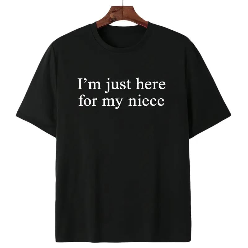 I'm Just Here For My Nephew  Shirt, New Future Aunt T-shirt, Cute Auntie Graphic Tee, Funny Titi Clothing