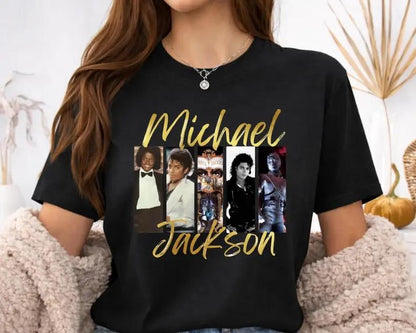 Michael Jackson King of Pop Vintage T-Shirt | Retro 90s Music Graphic Tee Trend Music Tee