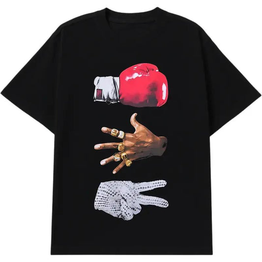 Mikes Graphic Tee Men's - Jordan Tyson Jackson Vintage T-Shirt, 90s Inspired Oversized Short Sleeve Streetwear Soft Cotton Menswear....