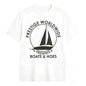 Mens T Shirt Prestige Worldwide Boats and Hoes Funny Movie Quote Tee