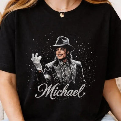Michael Jackson T-Shirt, King of Pop Graphic T-Shirt, Unisex Hip Hop Streetwear Tee