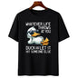 Birthday Gift Idea: Sarcastic Motivational Life Tee for Men and Women