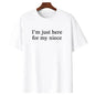 I'm Just Here For My Nephew  Shirt, New Future Aunt T-shirt, Cute Auntie Graphic Tee, Funny Titi Clothing