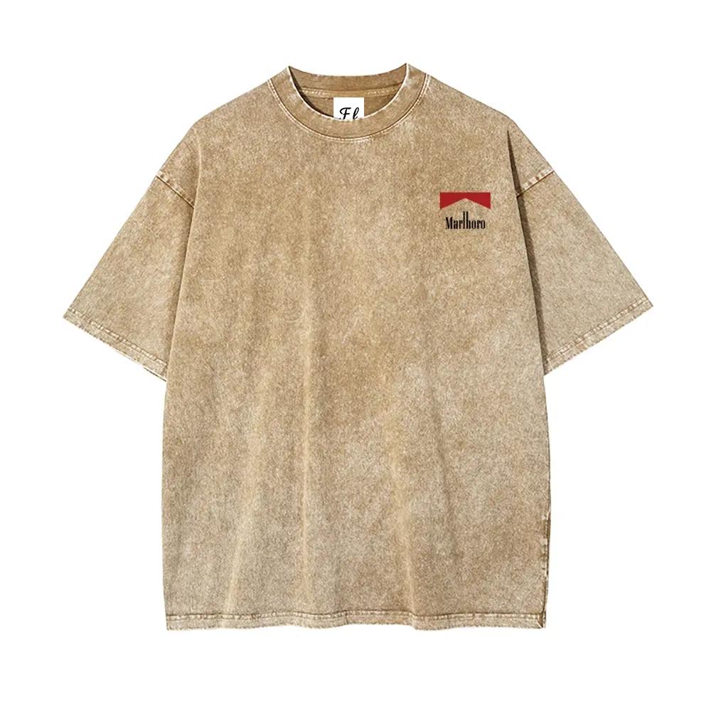 Vintage Washed Western Rodeo Graphic T-Shirt for Men, 100%25 Cotton Loose Fit Oversized Tee, Cowboy Horse Riding Print Shirt, Retro Country Style Back Print Streetwear Top, Soft Breathable Casual Summer T-Shirt, Unisex Western Cowboy Gift Tee