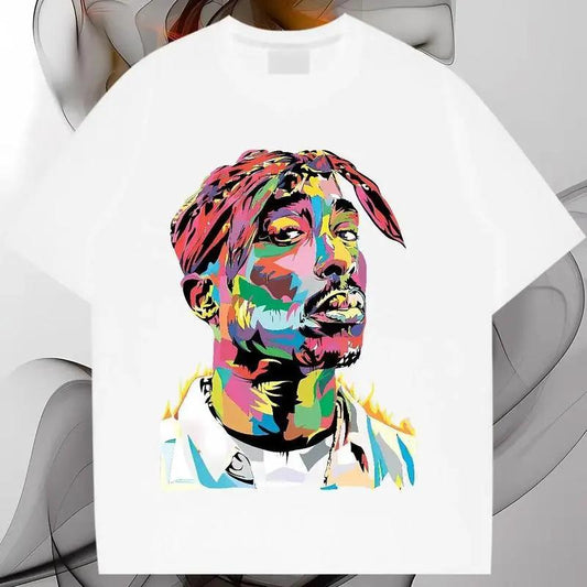 []  Vintage TuPac Graphic Tee, Tupac Shakur Shirt, 2Pac Shirt, 90S Merch, Rapper Shirt, Hip Hop 90S Legends Shirt, Rapper Merch Golf Gift T-Shirt For Men And Women Streetwear Soft Smooth Fabric Seamless Menswear Tshirt Cotton graphic tee 90s graphic tees