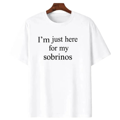 I'm Just Here For My Nephew  Shirt, New Future Aunt T-shirt, Cute Auntie Graphic Tee, Funny Titi Clothing