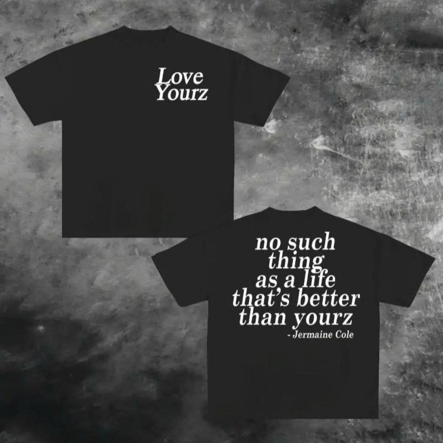 tshirt women J Cole Dreamville Love Yourz Lyrics Graphic t-Shirt VERSION 2, J Cole T-shirt, Cotton tshirt swap