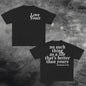 tshirt women J Cole Dreamville Love Yourz Lyrics Graphic t-Shirt VERSION 2, J Cole T-shirt, Cotton tshirt swap