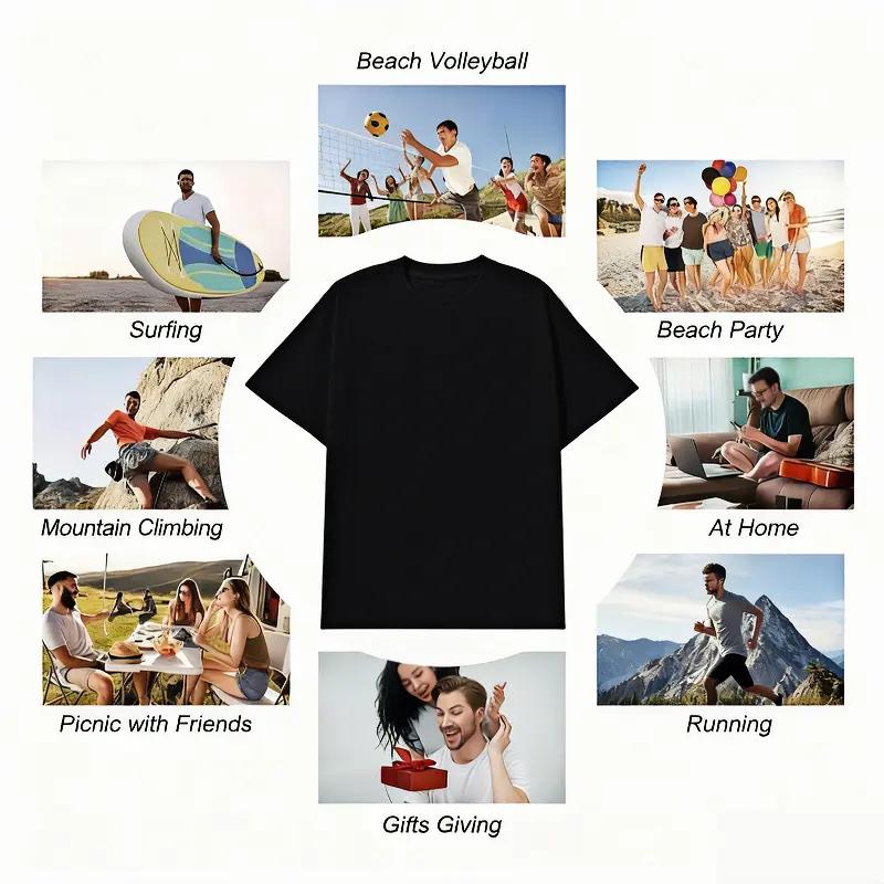 100%25 cotton Men Gifts Dope Black Dad New Dad Fathers Day Gift African American Dad T-Shirt Fashion Menswear