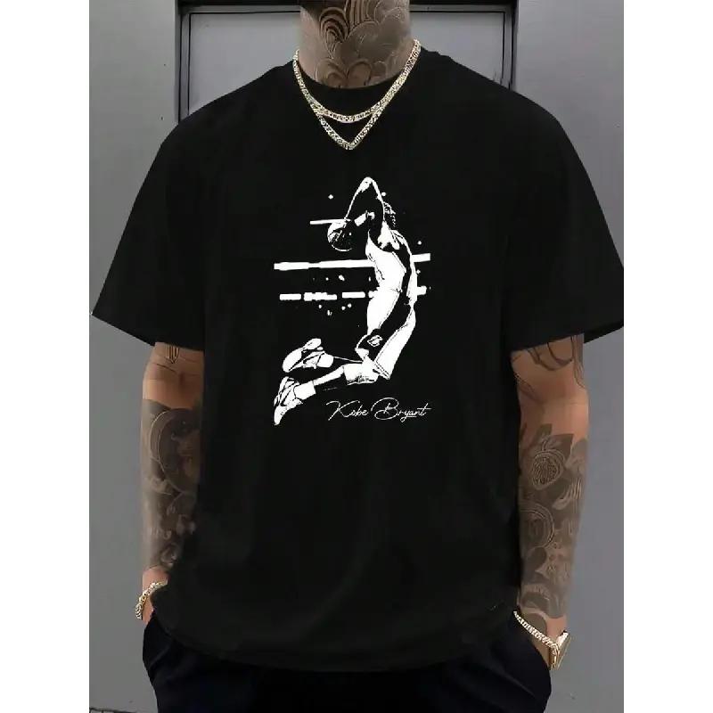 Kob.E Bryant |     Artistic Lakers Basketball Print Classic T-Shirt |     Popular Classic Apparel For Kobe Fans |     100%25 Cotton Printed Crew Neck Unisex Short-Sleeve T-Shirt |     European And American Fashion Brand Printed Base Layer Shirt