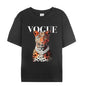 Fashion Leopard Graphic Tee Tshirt   Casual Womenswear Streetwear