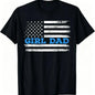 Summer t Shirts Girl Dad Father'S Day Dad Daughter, Dad of Girls Outnumbered T-Shirt Adult Men'S Loose And Comfortable Cotton fathers day gift ideas