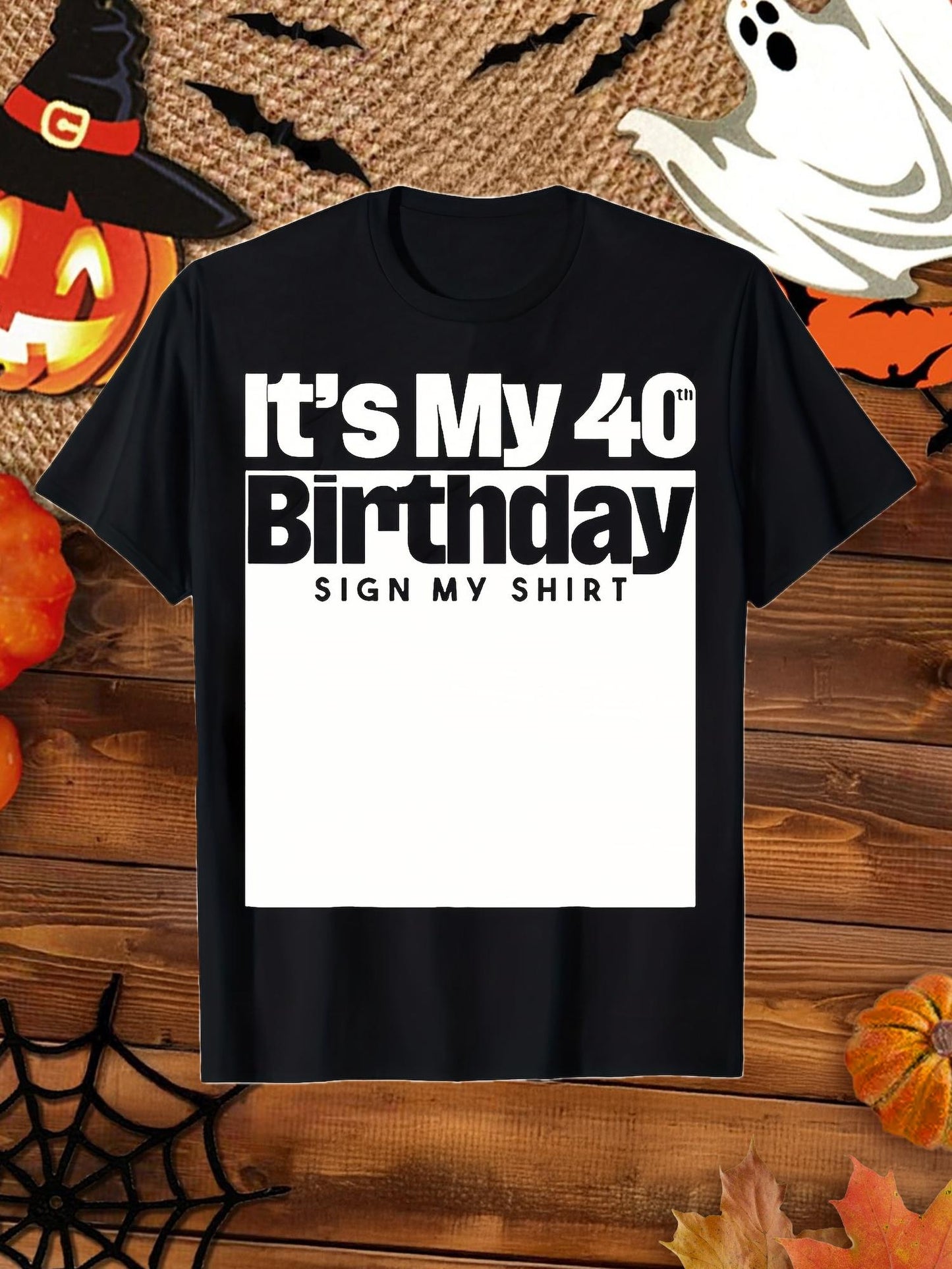 My 40Th Birthday Signifies My 40 Years, Men'S T-Shirt, Graphic Tee, Men'S, Fun T-Shirt, Breathable, Sports, Halloween And Christmas, Gift