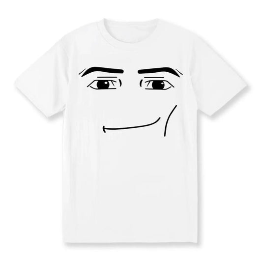 100%25 Cotton Roblox Man Face T-Shirt, Meme Shirt, funny shirt, Gift for Gamers , Classic vintage T-shirt collection Crewneck Relaxed Fit Breathable Tee