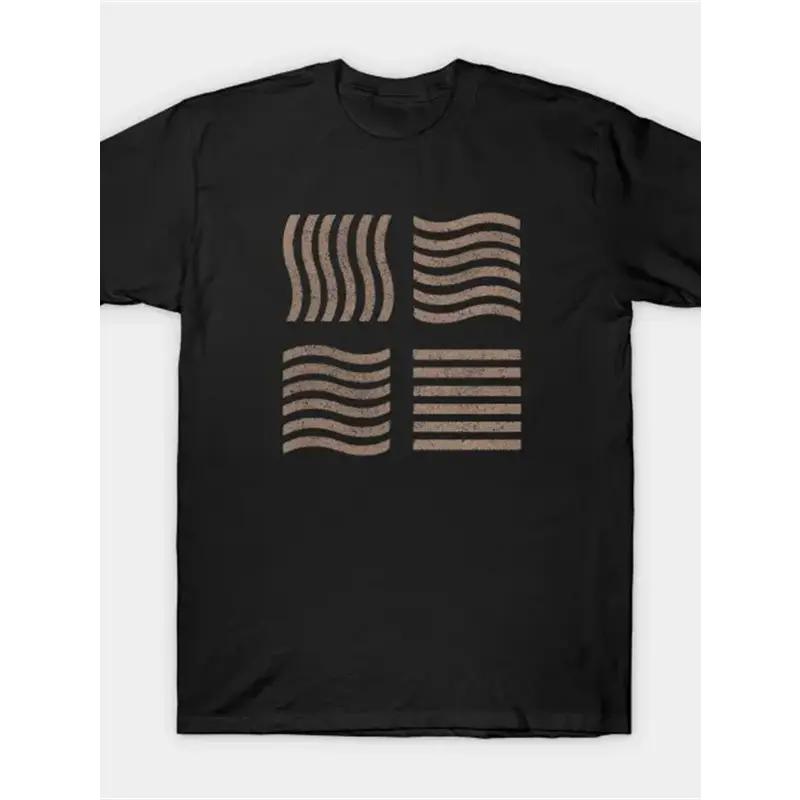 [Retro Fifth Element Tee] Retro Minimal Fifth Element Stones T-Shirt | Men's Short Sleeve T-Shirt