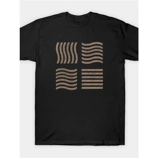 [Retro Fifth Element Tee] Retro Minimal Fifth Element Stones T-Shirt | Men's Short Sleeve T-Shirt