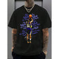 Kob.E Bryant |     Artistic Lakers Basketball Print Classic T-Shirt |     Popular Classic Apparel For Kobe Fans |     100%25 Cotton Printed Crew Neck Unisex Short-Sleeve T-Shirt |     European And American Fashion Brand Printed Base Layer Shirt