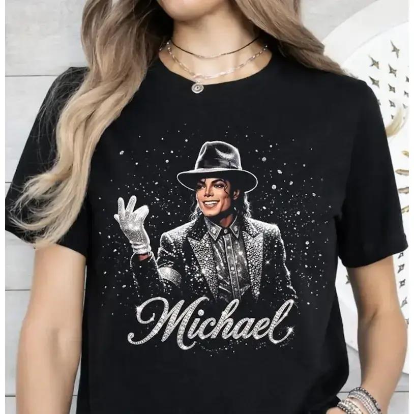 Michael Jackson T-Shirt, King of Pop Graphic T-Shirt, Unisex Hip Hop Streetwear Tee