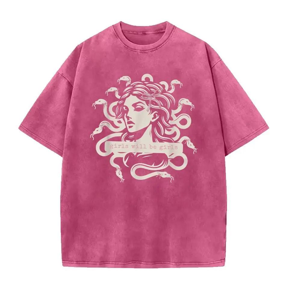 Girls Will Be Girls Medusa  Tee, Feminine Rage Boxy Crop, Feminist, Anti Trump, Womens Rights, Equality, Progressive Liberal