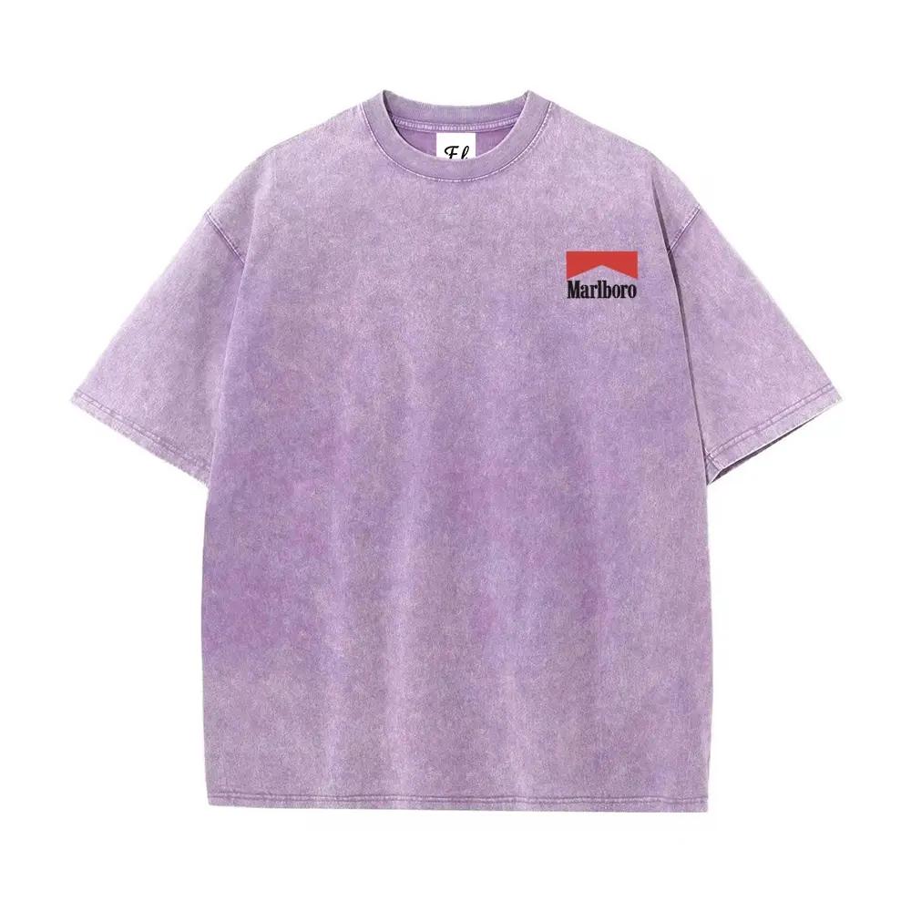 Vintage Washed T-Shirt 100%25 Cotton – Oversized Casual Tee for Men & Women, Everyday Essential.8 Streetwear