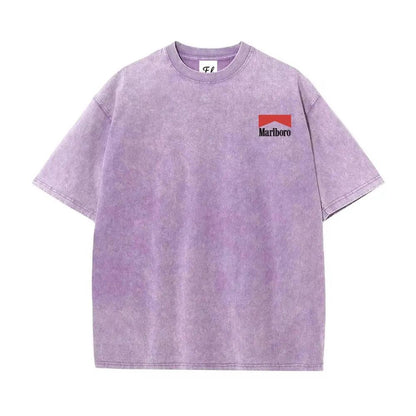 Vintage Washed T-Shirt 100%25 Cotton – Oversized Casual Tee for Men & Women, Everyday Essential.8 Streetwear