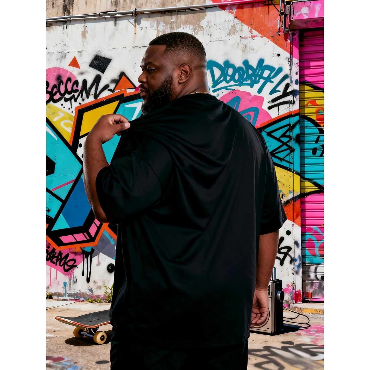Duck In My Mind I'm Still 24 But My Back Is 55 Funny Saying T-Shirt Men's Soft Breathable Cotton Shirt - Black Crew Neck Casual Wear, Humor Clothing, Personality T-shirt, Comfortable Material, Short Sleeve Top, PLUS SIZE