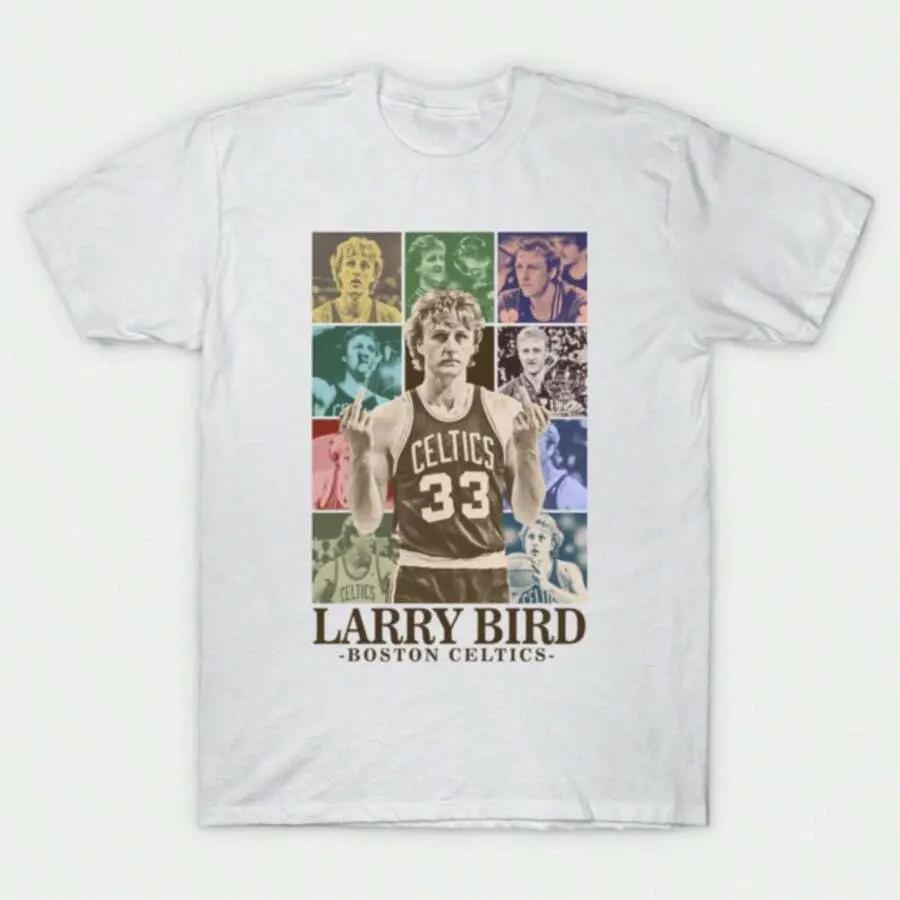 Larry Bird Retro 90s T-Shirt Black Shirt Men's Shirts Vintage Men's Clothing Streetwear Casual